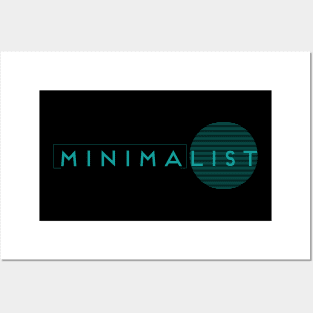 Minimal green Posters and Art